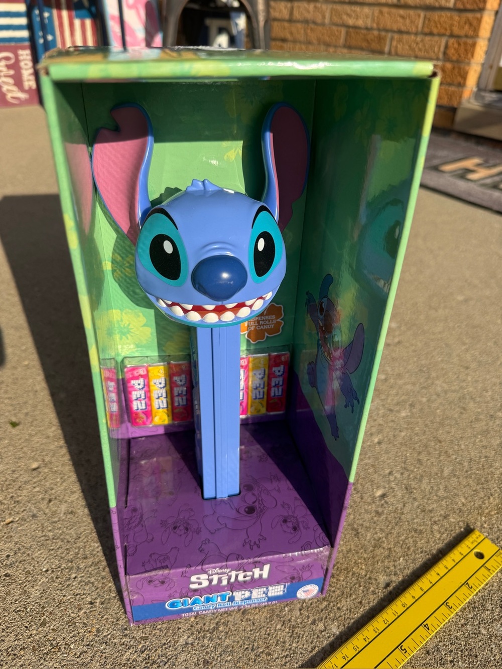 Stitch Giant PEZ Dispenser. NEW